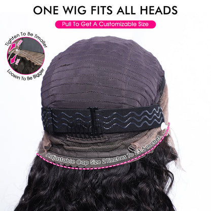 4C Kinky Edges  360 HD Lace Front Wigs Curly Wig Pre-Bleached Knots Hair Wigs