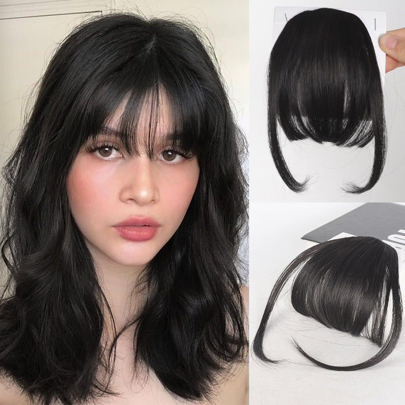 Invisi-Light Front Bangs-The natural fringe complements your beauty.