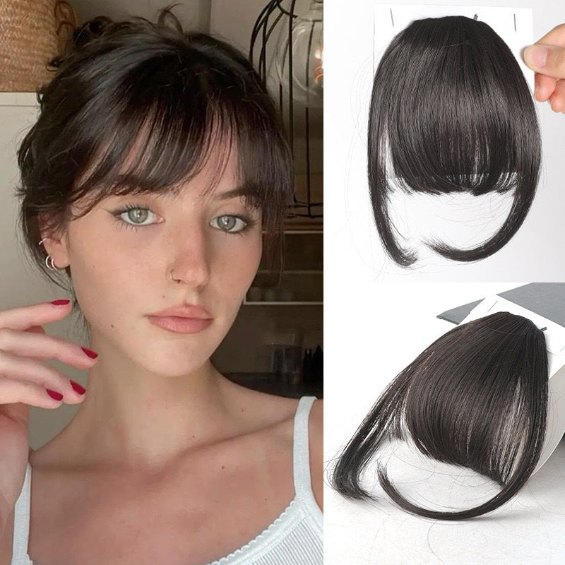 Invisi-Light Front Bangs-The natural fringe complements your beauty.