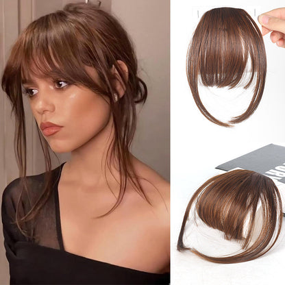Invisi-Light Front Bangs-The natural fringe complements your beauty.