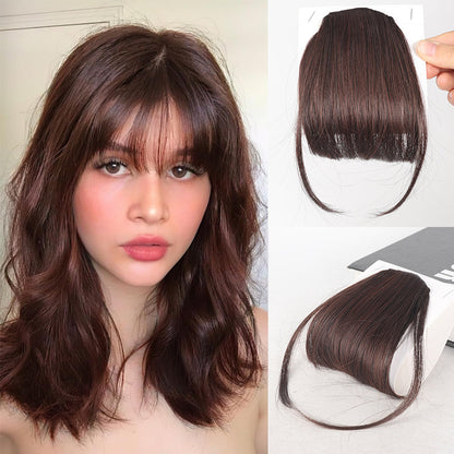 Invisi-Light Front Bangs-The natural fringe complements your beauty.