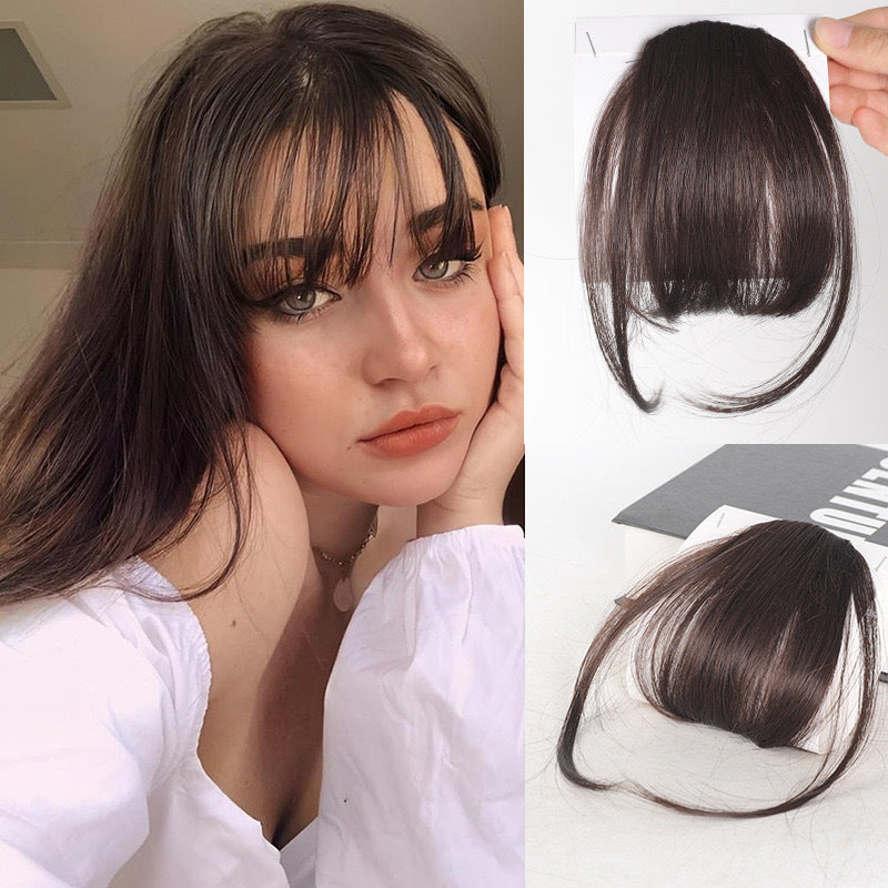 Invisi-Light Front Bangs-The natural fringe complements your beauty.
