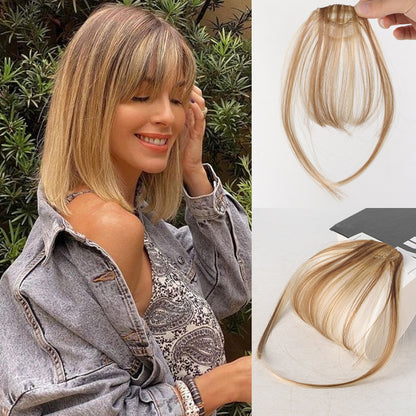 Invisi-Light Front Bangs-The natural fringe complements your beauty.