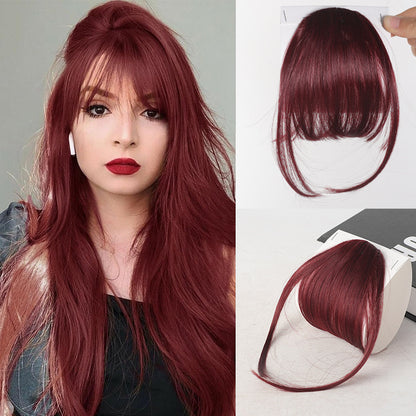 Invisi-Light Front Bangs-The natural fringe complements your beauty.