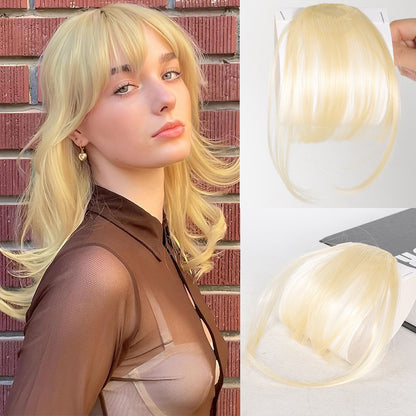 Invisi-Light Front Bangs-The natural fringe complements your beauty.