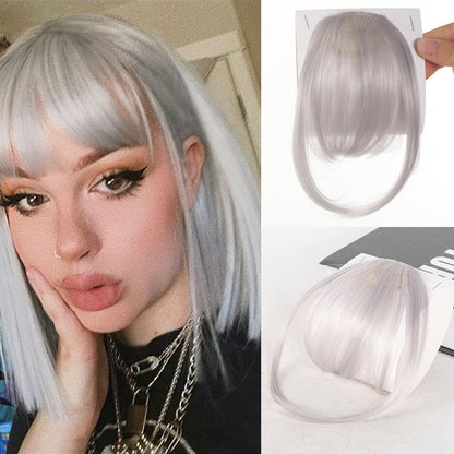 Invisi-Light Front Bangs-The natural fringe complements your beauty.