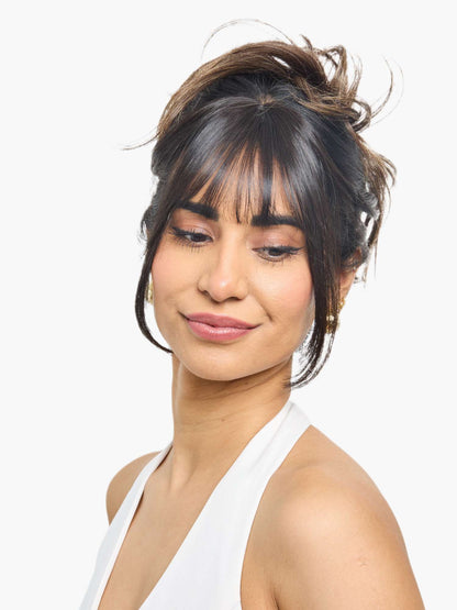 Invisi-Light Front Bangs-The natural fringe complements your beauty.